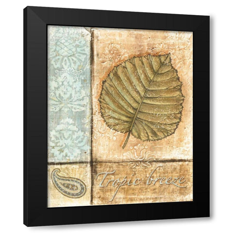 Ocean Breeze III Black Modern Wood Framed Art Print with Double Matting by Audrey, Charlene