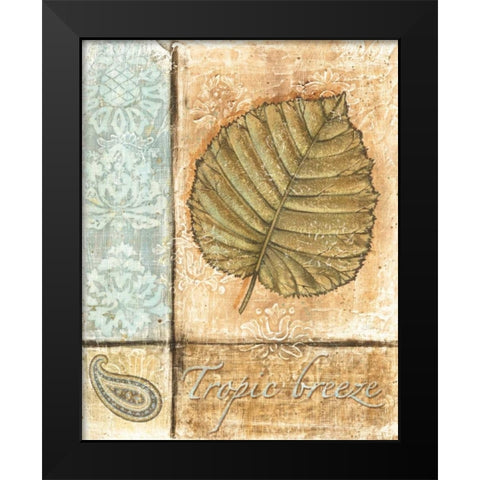 Ocean Breeze III Black Modern Wood Framed Art Print by Audrey, Charlene