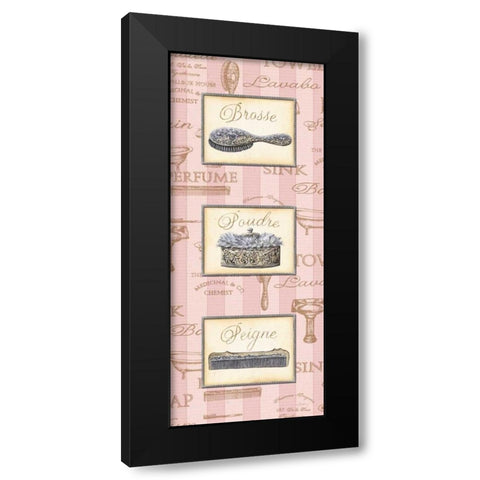 Beaute Feminine Panel II Black Modern Wood Framed Art Print by Audrey, Charlene