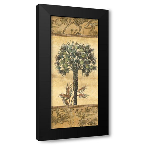 Palmiers II Black Modern Wood Framed Art Print with Double Matting by Audrey, Charlene
