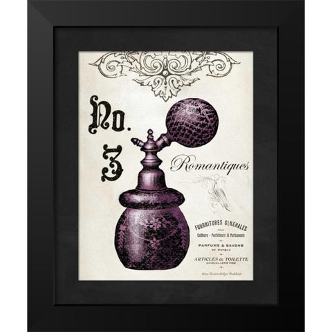 French Perfume 3 Black Modern Wood Framed Art Print by Babbit, Gwendolyn