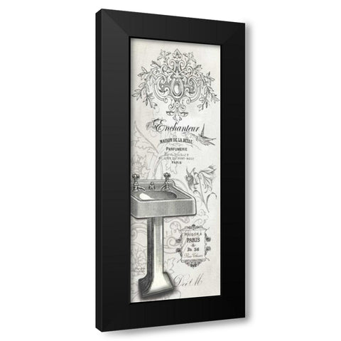 French Bath II Black Modern Wood Framed Art Print with Double Matting by Babbitt, Gwendolyn