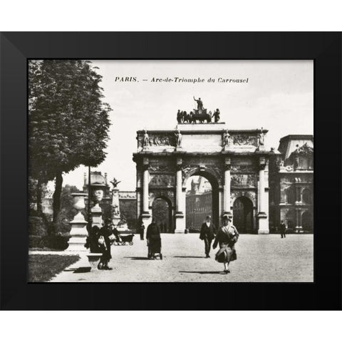 Paris II Black Modern Wood Framed Art Print by Babbitt, Gwendolyn