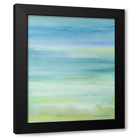 Tranquil Watercolor II Black Modern Wood Framed Art Print by Babbitt, Gwendolyn