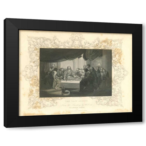 Faith Engraving IX Black Modern Wood Framed Art Print with Double Matting by Babbitt, Gwendolyn