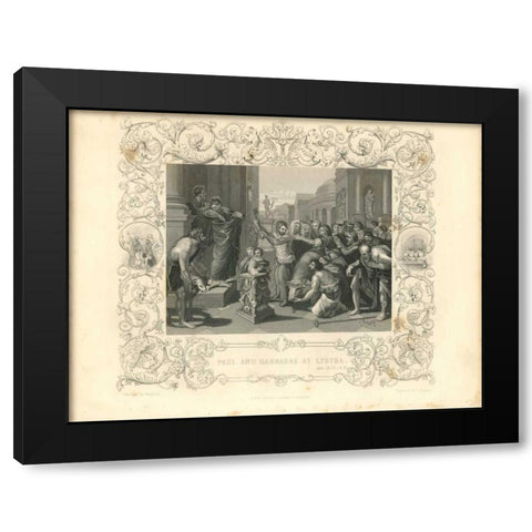 Faith Engraving X Black Modern Wood Framed Art Print by Babbitt, Gwendolyn
