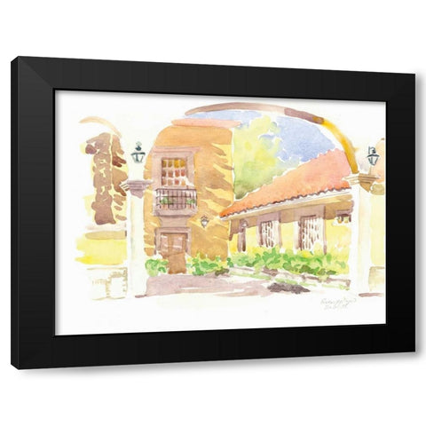 Cozomel II Black Modern Wood Framed Art Print by Babbitt, Gwendolyn