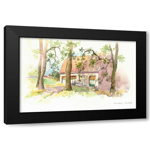 Janes Barn I Black Modern Wood Framed Art Print with Double Matting by Babbitt, Gwendolyn