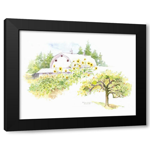 Ridgefield Barn III Black Modern Wood Framed Art Print with Double Matting by Babbitt, Gwendolyn