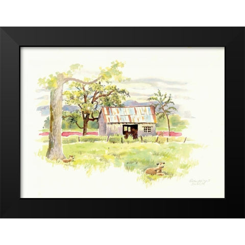 Dougs Shed Black Modern Wood Framed Art Print by Babbitt, Gwendolyn