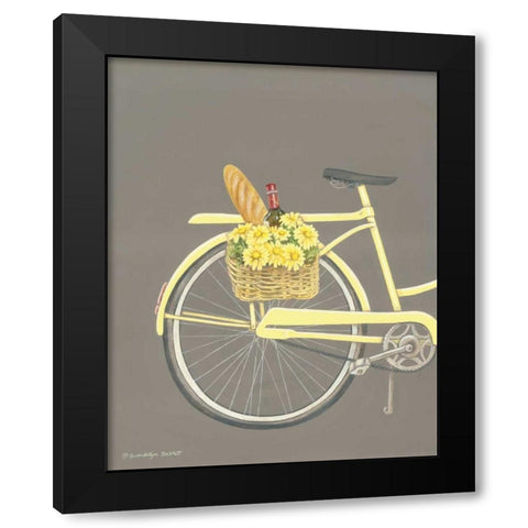 Bicycle I Black Modern Wood Framed Art Print with Double Matting by Babbit, Gwendolyn