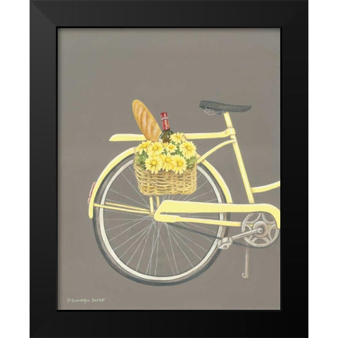 Bicycle I Black Modern Wood Framed Art Print by Babbit, Gwendolyn