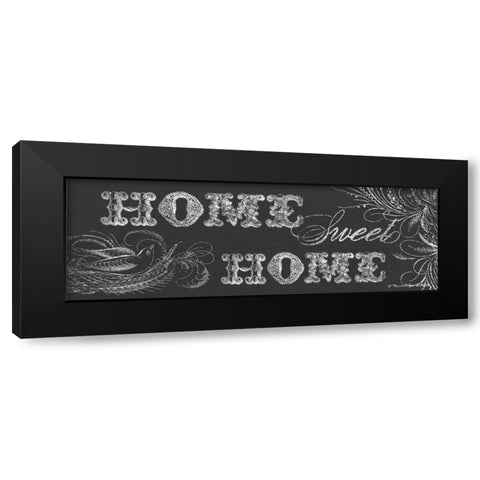 Home Sweet Home I Black Modern Wood Framed Art Print with Double Matting by Babbitt, Gwendolyn