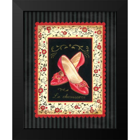 Dressed in Red III Black Modern Wood Framed Art Print by Babbitt, Gwendolyn