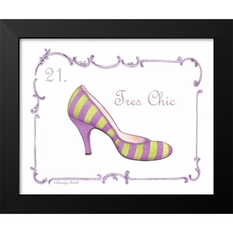 French Fashion I Black Modern Wood Framed Art Print by Babbitt, Gwendolyn