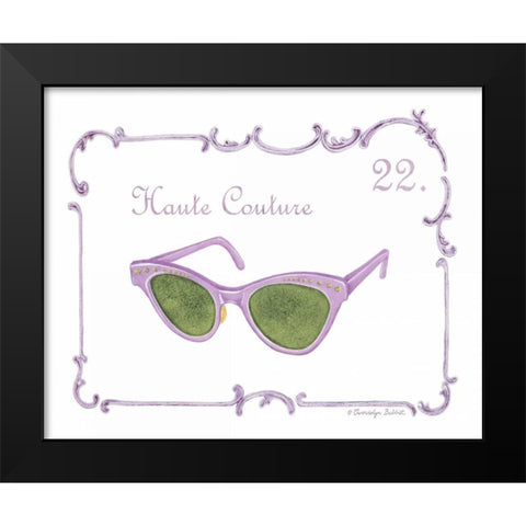 French Fashion II Black Modern Wood Framed Art Print by Babbitt, Gwendolyn