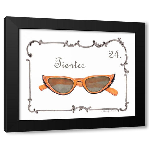 French Fashion VI Black Modern Wood Framed Art Print with Double Matting by Babbitt, Gwendolyn