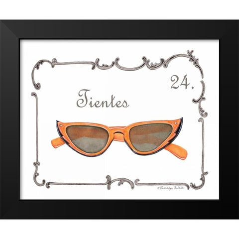 French Fashion VI Black Modern Wood Framed Art Print by Babbitt, Gwendolyn