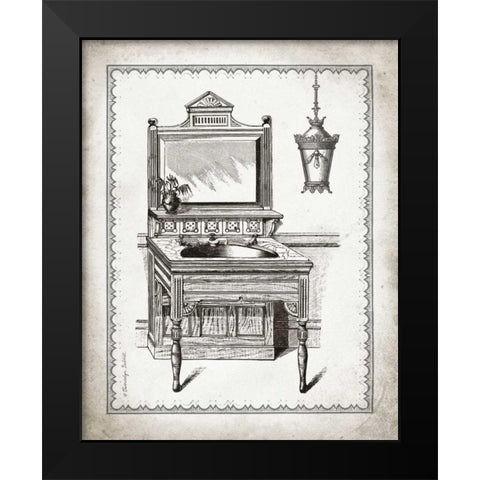 Victorian Sink I Black Modern Wood Framed Art Print by Babbitt, Gwendolyn