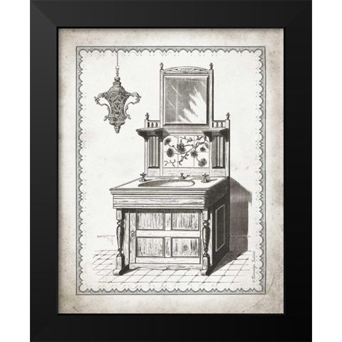 Victorian Sink II Black Modern Wood Framed Art Print by Babbitt, Gwendolyn