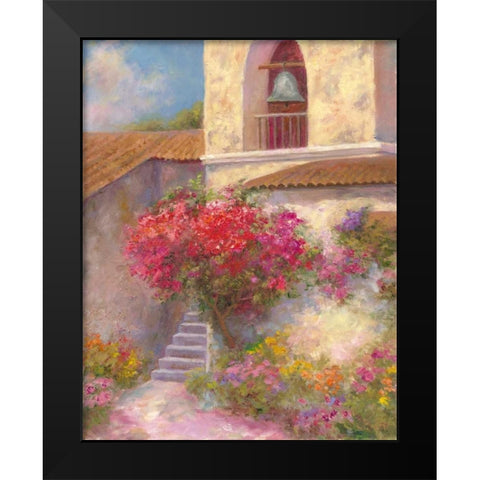 Mission Bell Black Modern Wood Framed Art Print by Bailey, Carol