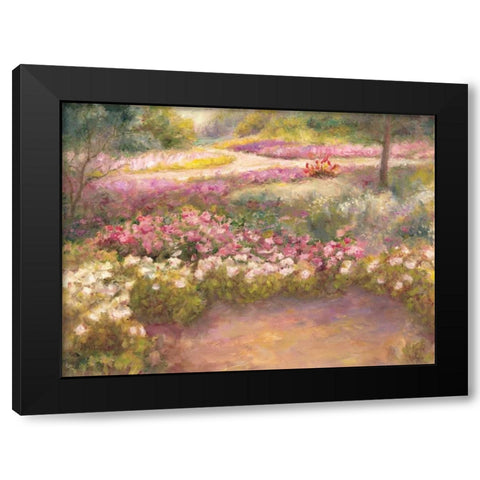 Along the Path Black Modern Wood Framed Art Print by Bailey, Carol