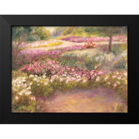 Along the Path Black Modern Wood Framed Art Print by Bailey, Carol