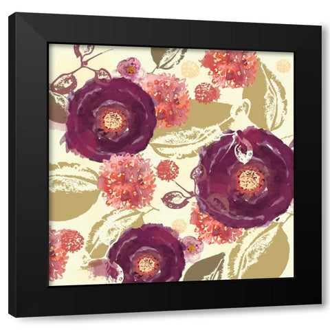 Mulberry I Black Modern Wood Framed Art Print by Berrenson, Sara