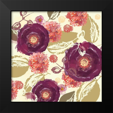 Mulberry I Black Modern Wood Framed Art Print by Berrenson, Sara