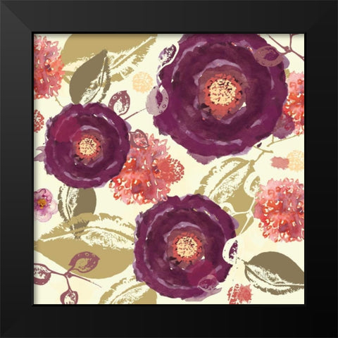 Mulberry II Black Modern Wood Framed Art Print by Berrenson, Sara