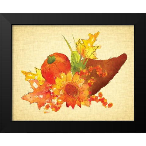 Cornucopia Black Modern Wood Framed Art Print by Berrenson, Sara