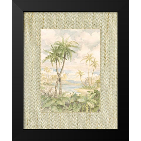Cabana Bay I Black Modern Wood Framed Art Print by Brent, Paul