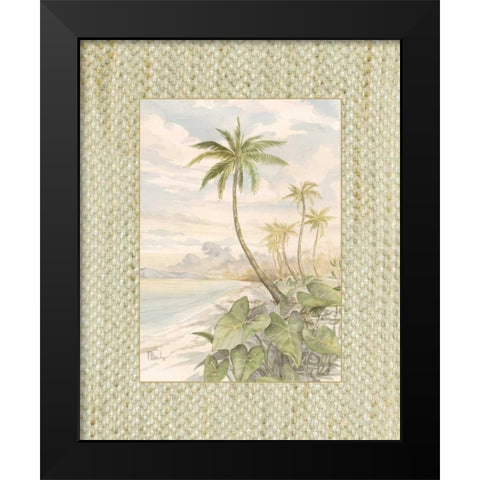 Cabana Bay II Black Modern Wood Framed Art Print by Brent, Paul
