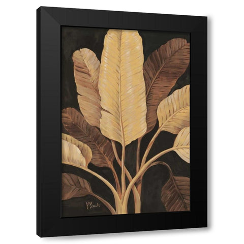 Traveller Palm Black Modern Wood Framed Art Print by Brent, Paul