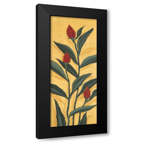 Red Ginger Black Modern Wood Framed Art Print with Double Matting by Brent, Paul