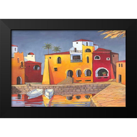 Puerto del Mar I Black Modern Wood Framed Art Print by Brent, Paul