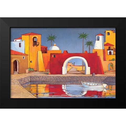 Puerto del Mar II Black Modern Wood Framed Art Print by Brent, Paul