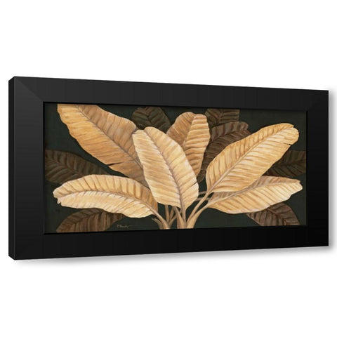 Calypso Leaves I Black Modern Wood Framed Art Print with Double Matting by Brent, Paul