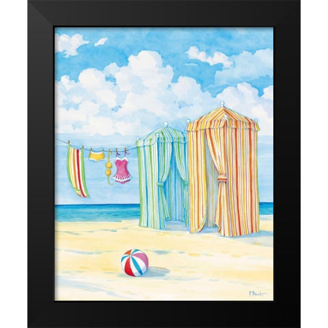 Oceanside II Black Modern Wood Framed Art Print by Brent, Paul