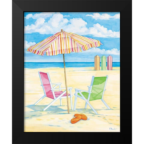 Oceanside III Black Modern Wood Framed Art Print by Brent, Paul