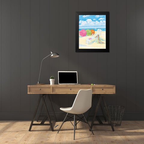 Oceanside IV Black Modern Wood Framed Art Print by Brent, Paul