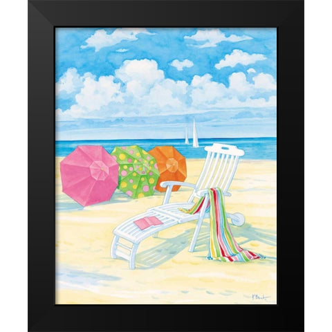 Oceanside IV Black Modern Wood Framed Art Print by Brent, Paul