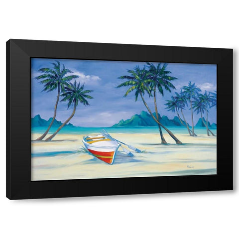 Archipelago I Black Modern Wood Framed Art Print with Double Matting by Brent, Paul