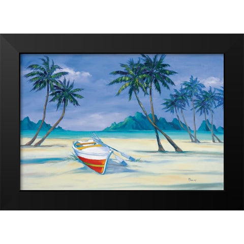 Archipelago I Black Modern Wood Framed Art Print by Brent, Paul