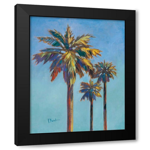 Santa Rita Palms I Black Modern Wood Framed Art Print by Brent, Paul