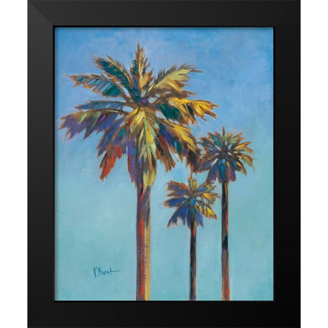 Santa Rita Palms I Black Modern Wood Framed Art Print by Brent, Paul