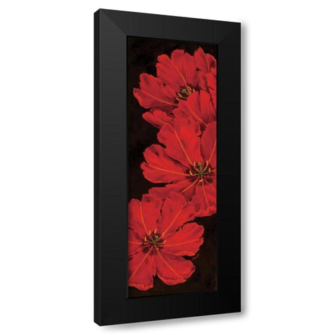 Bella Grande Tulips Black Modern Wood Framed Art Print by Brent, Paul
