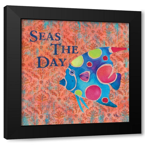 Kailua Cove II Black Modern Wood Framed Art Print by Brent, Paul