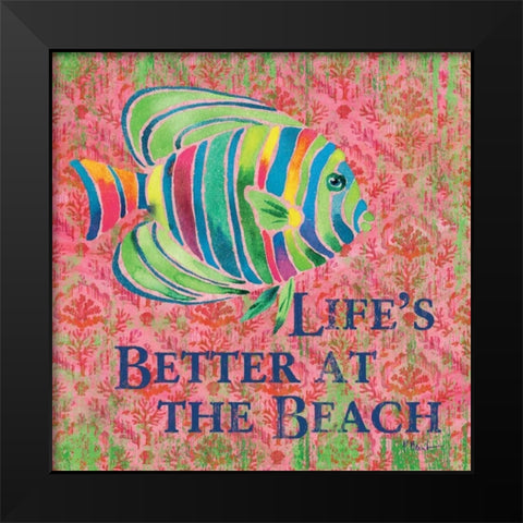 Kailua Cove III Black Modern Wood Framed Art Print by Brent, Paul