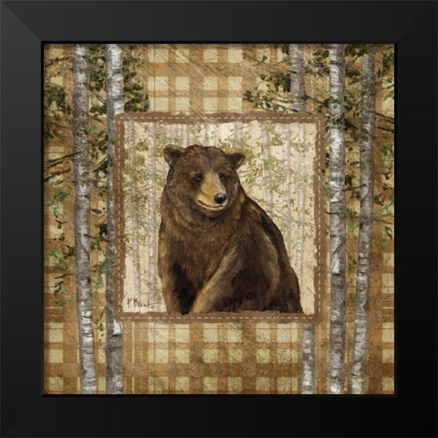 Lodge Portrait II Black Modern Wood Framed Art Print by Brent, Paul